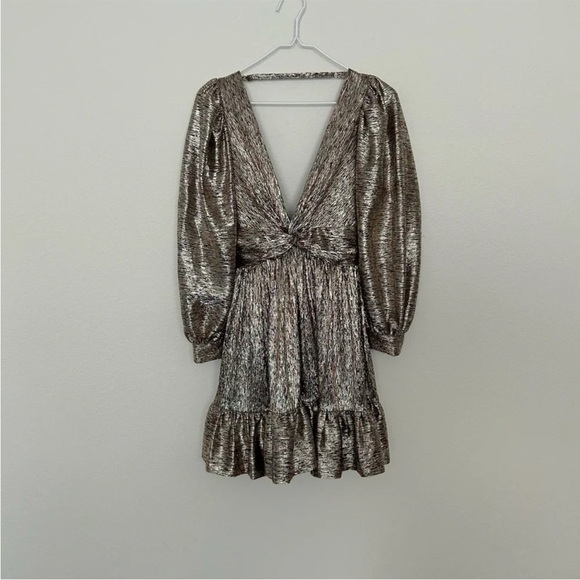 Sabina Musayev Roxana Metallic Mini Dress - Picture 5 of 12